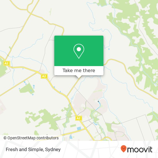 Mapa Fresh and Simple, 322 Annangrove Rd Rouse Hill NSW 2155