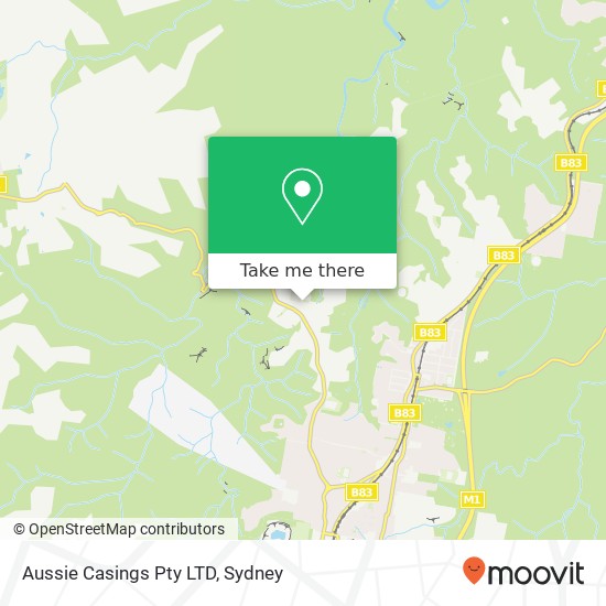 Aussie Casings Pty LTD, 10 Kookaburra Rd Hornsby Heights NSW 2077 map