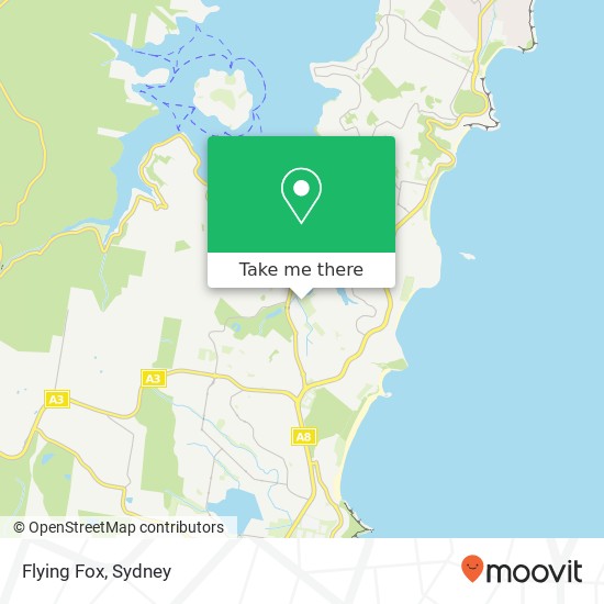Flying Fox, 2 Mona St Mona Vale NSW 2103 map