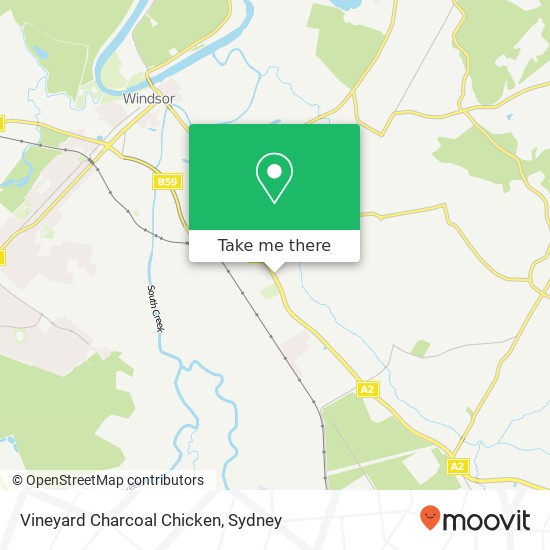 Vineyard Charcoal Chicken, 317 Windsor Rd Vineyard NSW 2765 map