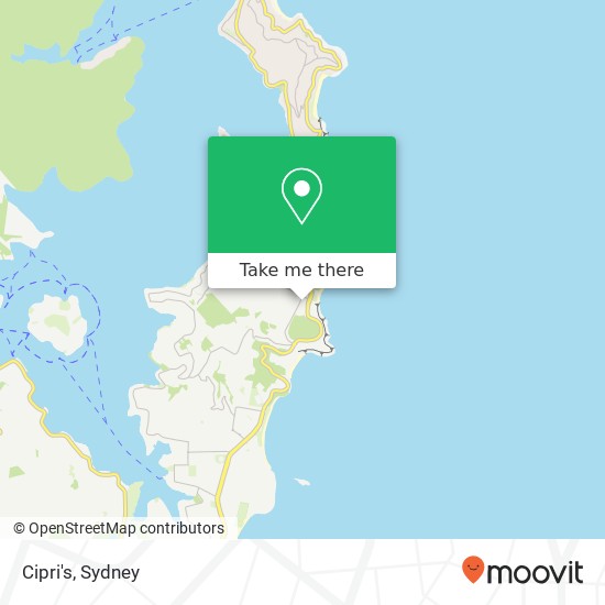 Mapa Cipri's, 62 Old Barrenjoey Rd Avalon Beach NSW 2107