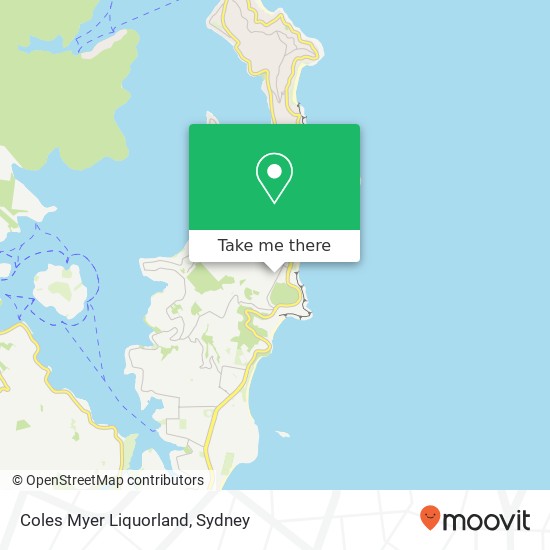 Coles Myer Liquorland map