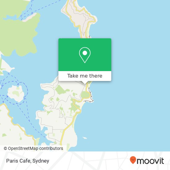 Paris Cafe, 51 Old Barrenjoey Rd Avalon Beach NSW 2107 map