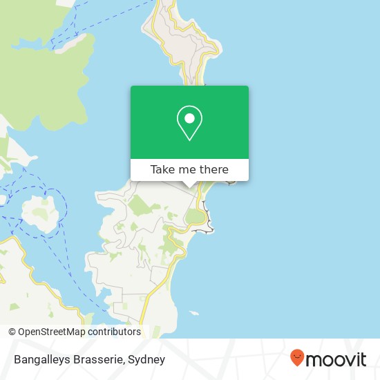 Bangalleys Brasserie, Bowling Green Ln Avalon Beach NSW 2107 map