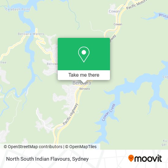 North South Indian Flavours map