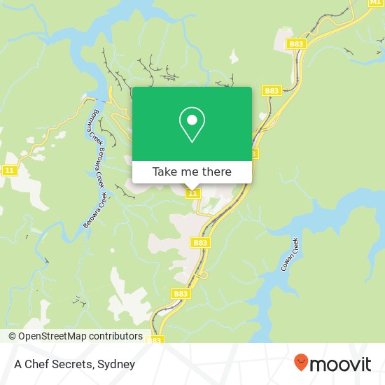 A Chef Secrets, Berowra Waters Rd Berowra NSW 2081 map