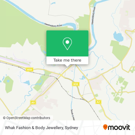 Whak Fashion & Body Jewellery map