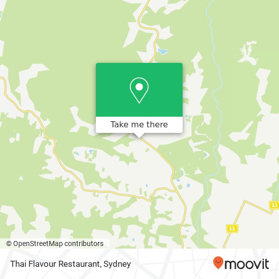 Mapa Thai Flavour Restaurant, 930 Old Northern Rd Glenorie NSW 2157