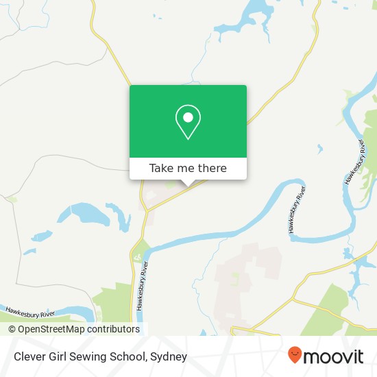 Mapa Clever Girl Sewing School, 103 King Rd Wilberforce NSW 2756