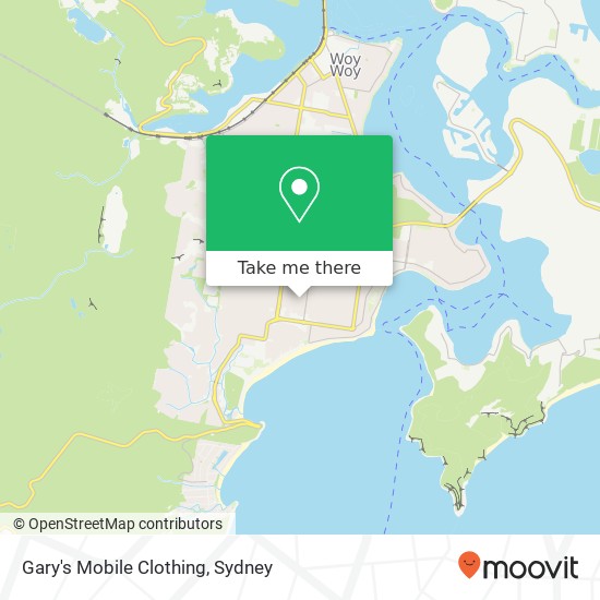 Gary's Mobile Clothing, 51 Cambridge St Umina Beach NSW 2257 map