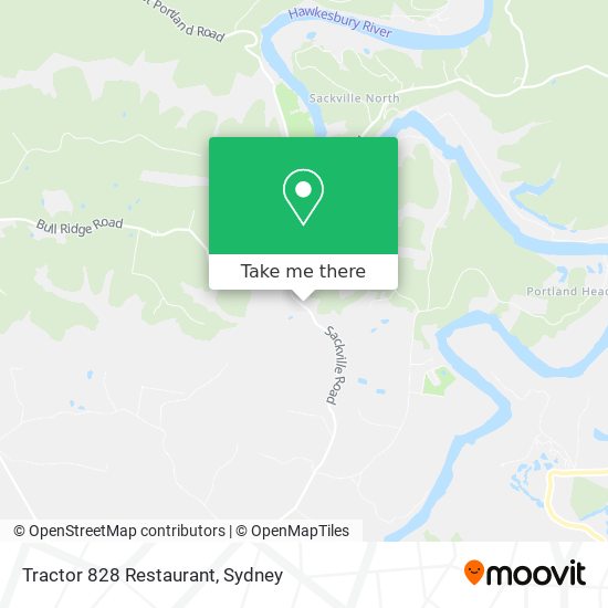 Tractor 828 Restaurant map