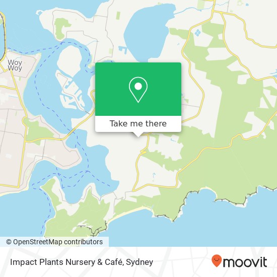 Mapa Impact Plants Nursery & Café, 9 Poole Clos Empire Bay NSW 2257