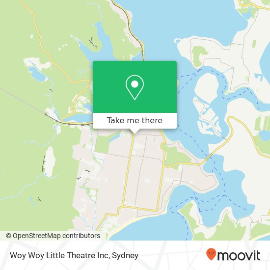 Mapa Woy Woy Little Theatre Inc