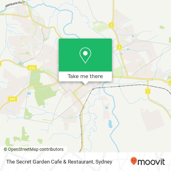 The Secret Garden Cafe & Restaurant, 49 Keppel St Bathurst NSW 2795 map