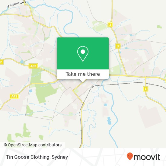 Tin Goose Clothing, 86A Keppel St Bathurst NSW 2795 map