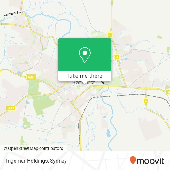 Ingemar Holdings, William St Bathurst NSW 2795 map