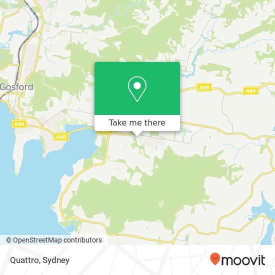 Quattro, Erina NSW 2250 map