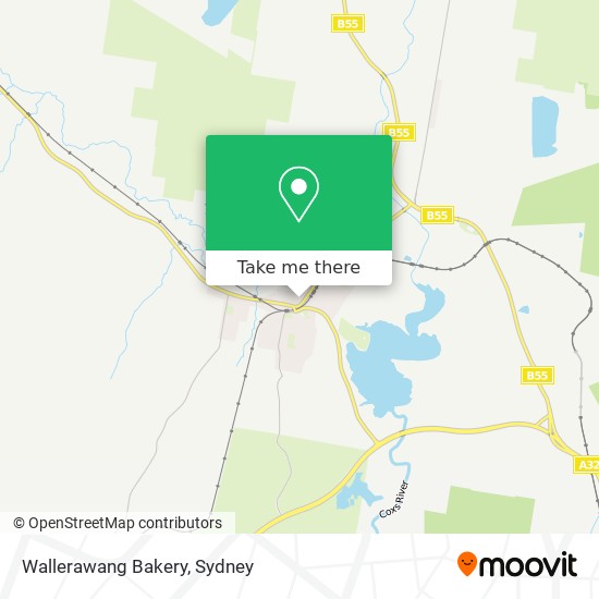 Wallerawang Bakery map