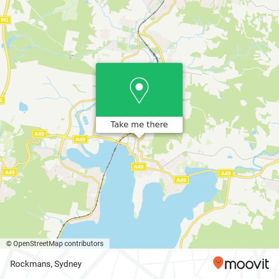 Rockmans, 117 Henry Parry Dr Gosford NSW 2250 map