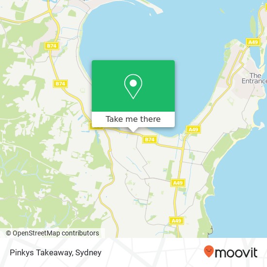 Pinkys Takeaway, 163 Wyong Rd Killarney Vale NSW 2261 map