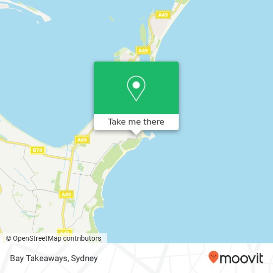 Bay Takeaways, 205 Bay Rd Toowoon Bay NSW 2261 map