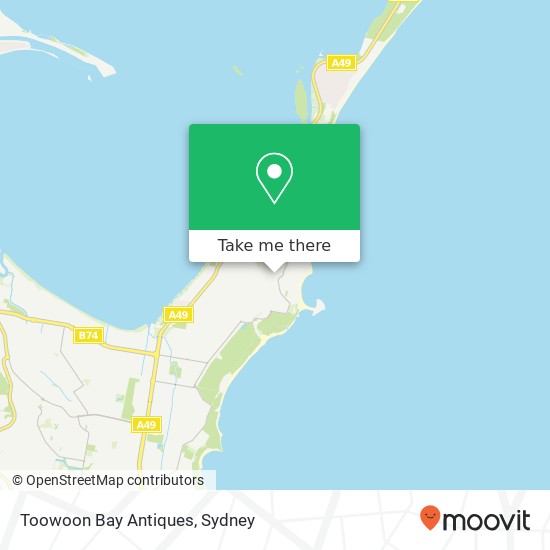 Toowoon Bay Antiques, 78 Toowoon Bay Rd Long Jetty NSW 2261 map