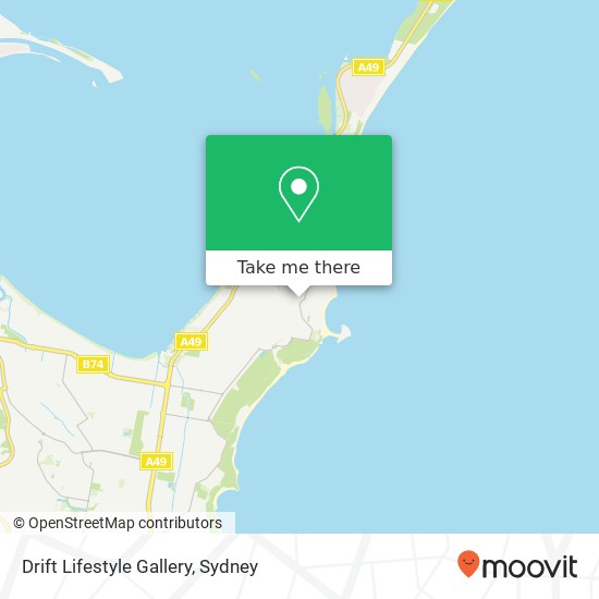 Drift Lifestyle Gallery, 90 Toowoon Bay Rd Toowoon Bay NSW 2261 map