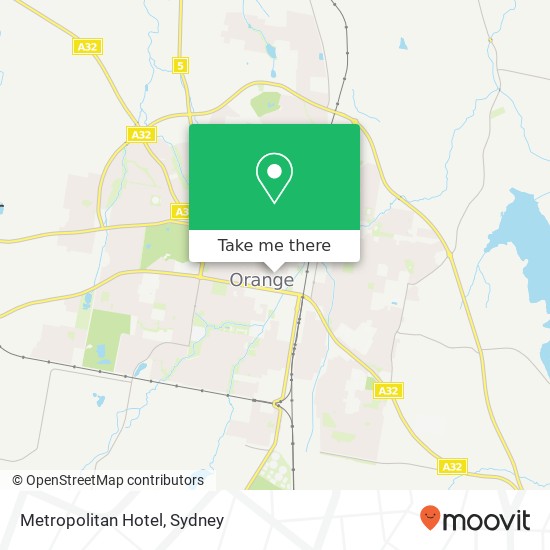 Metropolitan Hotel, 107 Byng St Orange NSW 2800 map