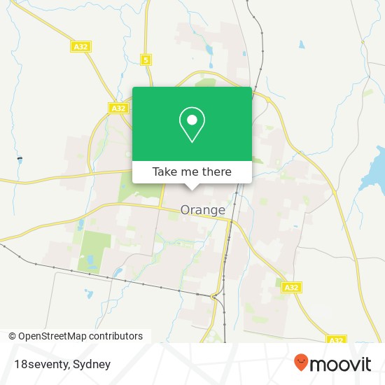 Mapa 18seventy, Orange NSW 2800