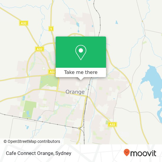 Cafe Connect Orange, 107 Prince St Orange NSW 2800 map