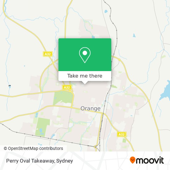 Perry Oval Takeaway map