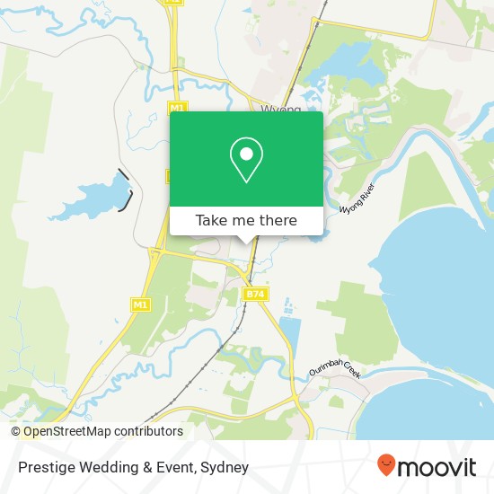 Prestige Wedding & Event map