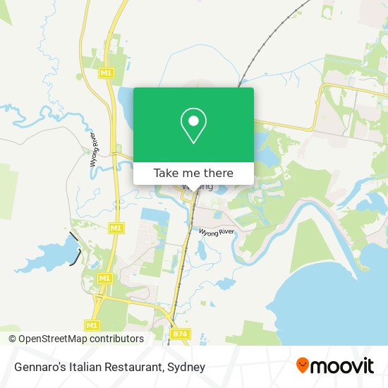 Gennaro's Italian Restaurant map