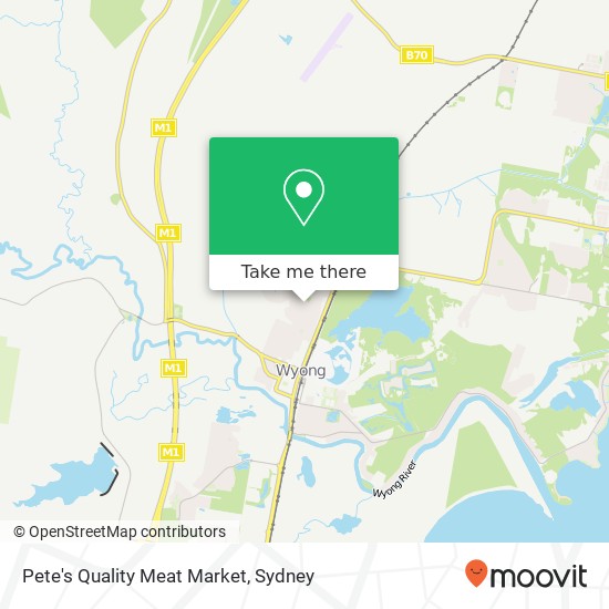 Pete's Quality Meat Market, 34 Cutler Dr Wyong NSW 2259 map