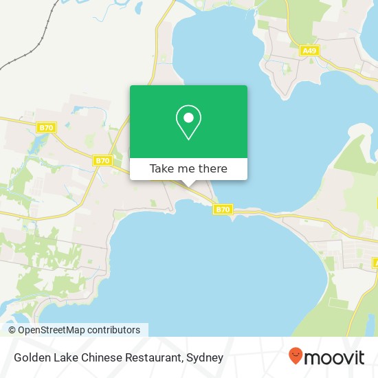 Mapa Golden Lake Chinese Restaurant, Wallarah Rd Gorokan NSW 2263