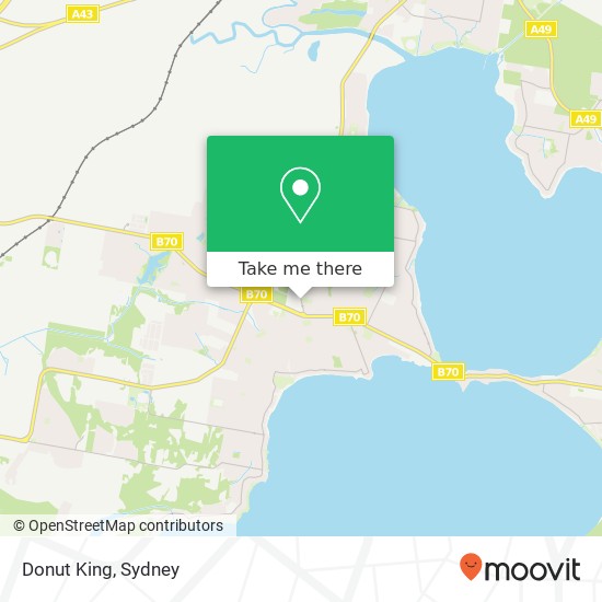 Mapa Donut King, Lake Haven Dr Kanwal NSW 2259