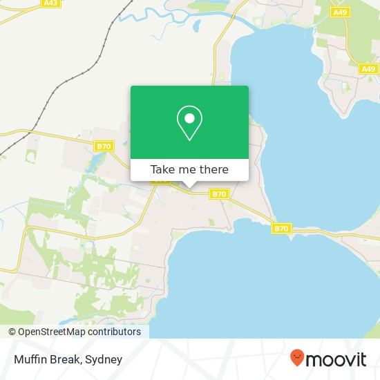 Mapa Muffin Break, 5 Lake Haven Dr Gorokan NSW 2263