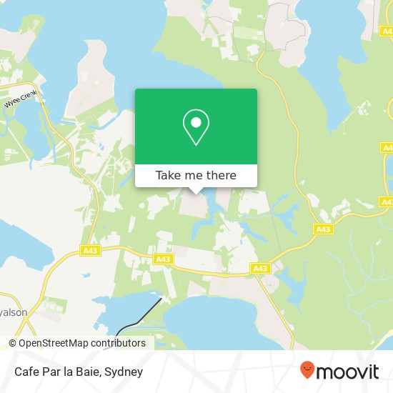 Cafe Par la Baie, Dedman Ln Chain Valley Bay NSW 2259 map