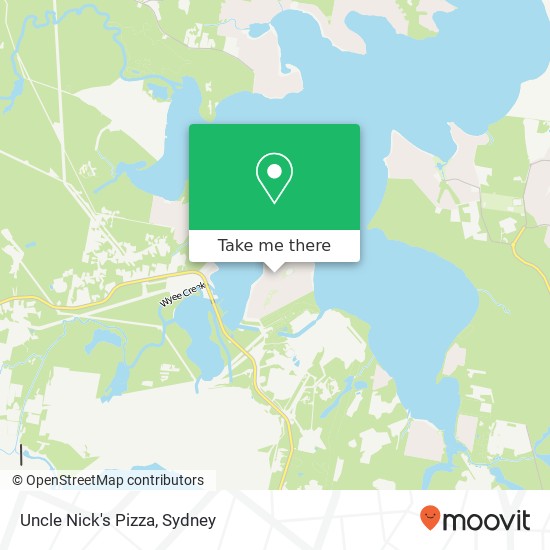 Mapa Uncle Nick's Pizza, 72 Vales Rd Mannering Park NSW 2259