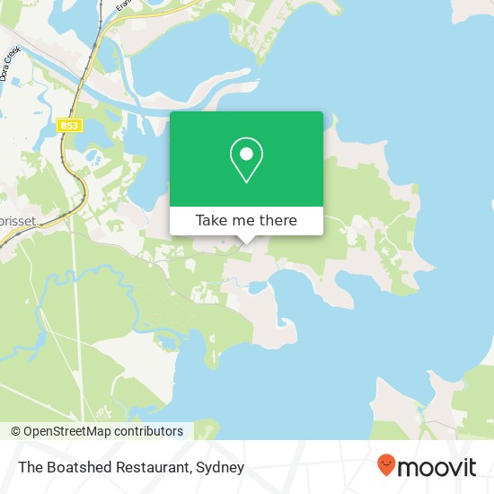 Mapa The Boatshed Restaurant, 330 Fishery Point Rd Bonnells Bay NSW 2264