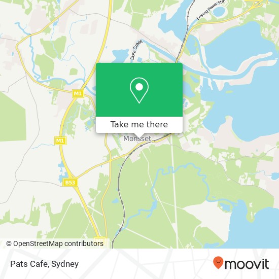 Mapa Pats Cafe, 31 Yambo St Morisset NSW 2264