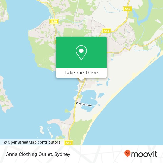 Ann's Clothing Outlet, 41 Macquarie St Belmont NSW 2280 map