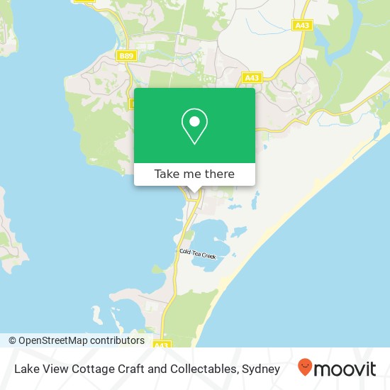 Lake View Cottage Craft and Collectables, 10 Thomas St Belmont NSW 2280 map