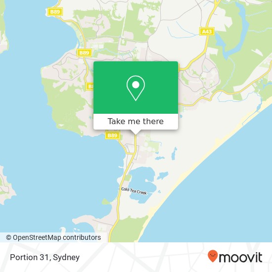 Mapa Portion 31, Pacific Hwy Belmont NSW 2280