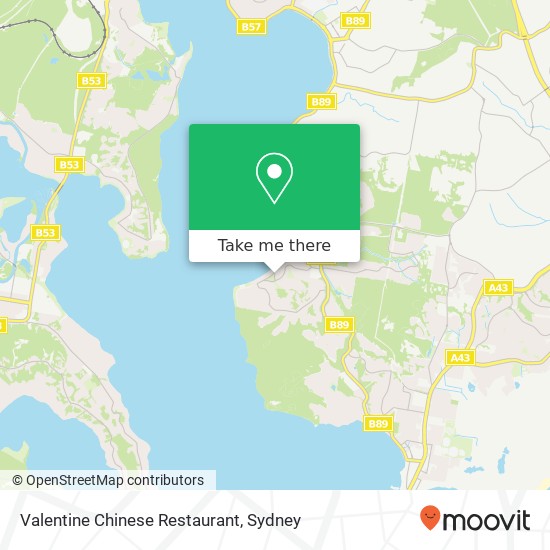 Mapa Valentine Chinese Restaurant, 14 Allambee Pl Valentine NSW 2280