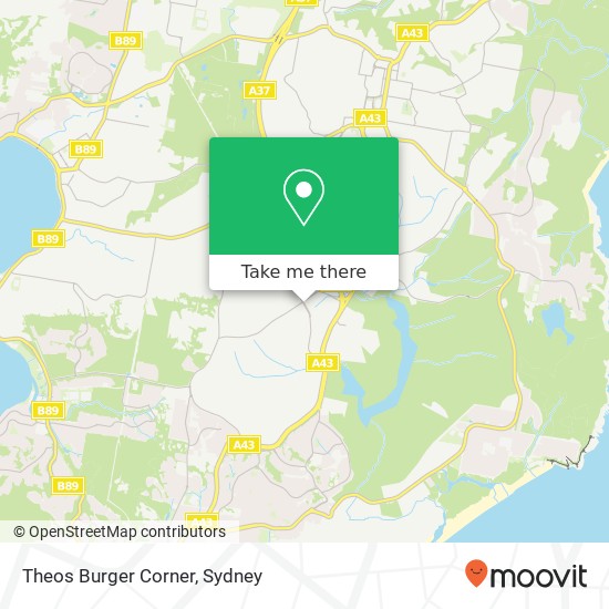 Theos Burger Corner, South St Windale NSW 2306 map