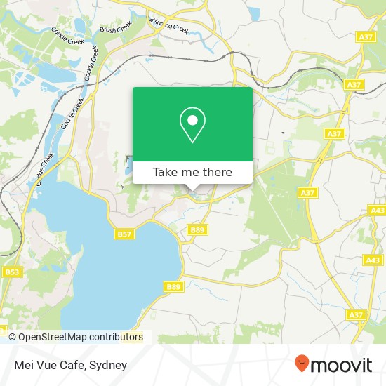 Mapa Mei Vue Cafe, 149 Ambleside Cirt Lakelands NSW 2282