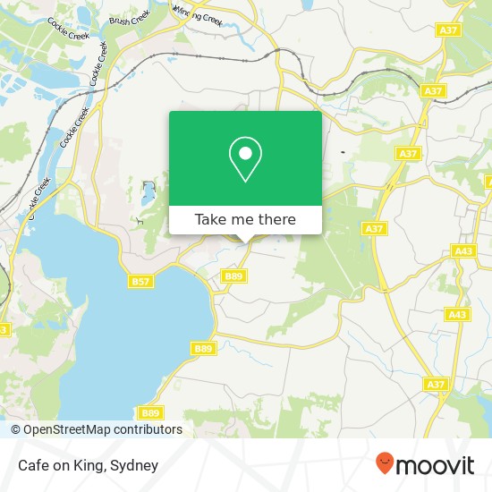 Cafe on King, 7 King St Warners Bay NSW 2282 map