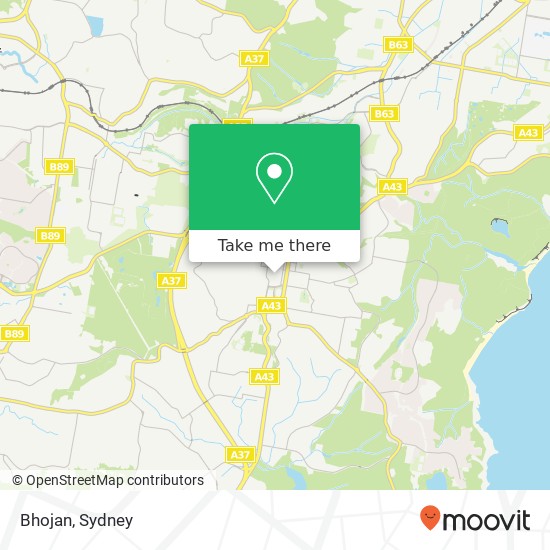 Bhojan, 30 Pearson St Charlestown NSW 2290 map