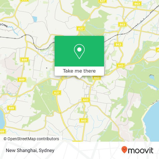 New Shanghai, Charlestown Rd Charlestown NSW 2290 map